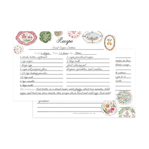 Plate Wall Recipe Cards