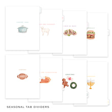 Load image into Gallery viewer, Holidays Magazine Cover 3-Ring Recipe Binder