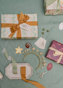 Pine Bough Chevron Gift Wrap