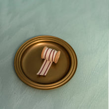 Load image into Gallery viewer, Striped Cotton Ribbon - Maroon