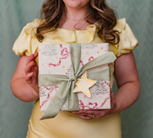 Load image into Gallery viewer, Trees and Bows Gift Wrap