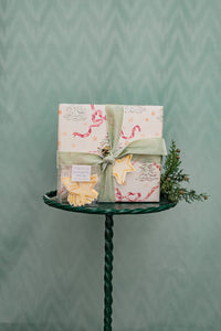 Trees and Bows Gift Wrap