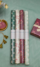 Load image into Gallery viewer, Trees and Bows Gift Wrap
