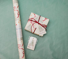 Load image into Gallery viewer, Trees and Bows Gift Wrap