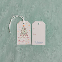 Load image into Gallery viewer, Starry Christmas Tree Gift Tags