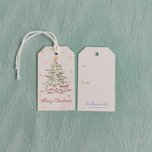 Load image into Gallery viewer, Starry Christmas Tree Gift Tags