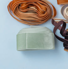 Load image into Gallery viewer, Velvet Ribbon - Thick Jade