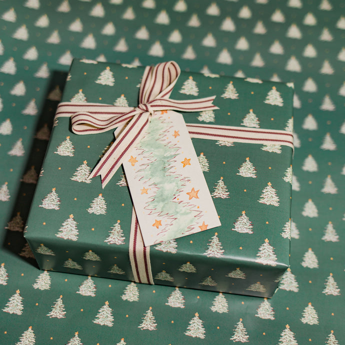 Starry Chevron Gift Tags