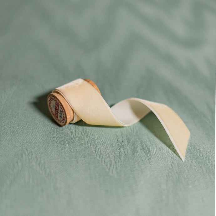 Velvet Ribbon - Butter
