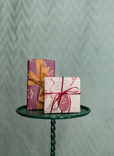 Load image into Gallery viewer, Zinnia Block Print Gift Wrap