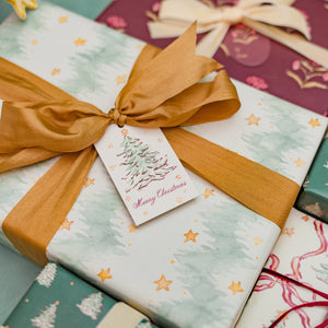 Faux Silk Ribbon - Gold