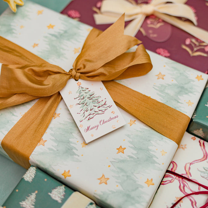 Faux Silk Ribbon - Gold