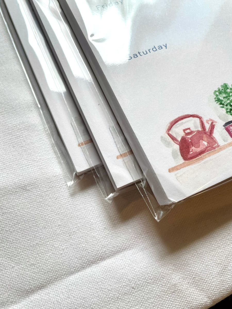 Kitchen Shelves Menu Planning Notepad - Blemished – The Illustrated Life