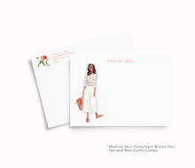 Load image into Gallery viewer, Culotte Girl Personalized Stationery