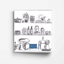 Load image into Gallery viewer, PREORDER Black Kitchen Shelves 3-Ring Recipe Binder
