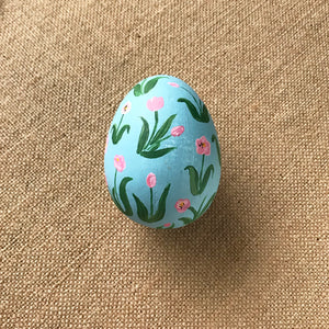 Two-Tone Tulip Easter Egg