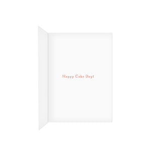 Cake Burglar Birthday Card - Blemished