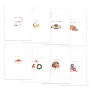 Christmas Tab Dividers for Recipe Binder