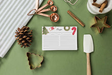 Load image into Gallery viewer, Christmas Cookie Recipe Cards - Blemished