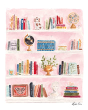 Load image into Gallery viewer, Classic Books Shelves Art Print