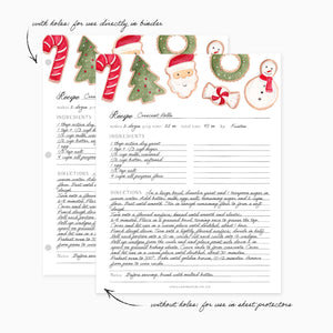 Christmas Cookie Filler Pages