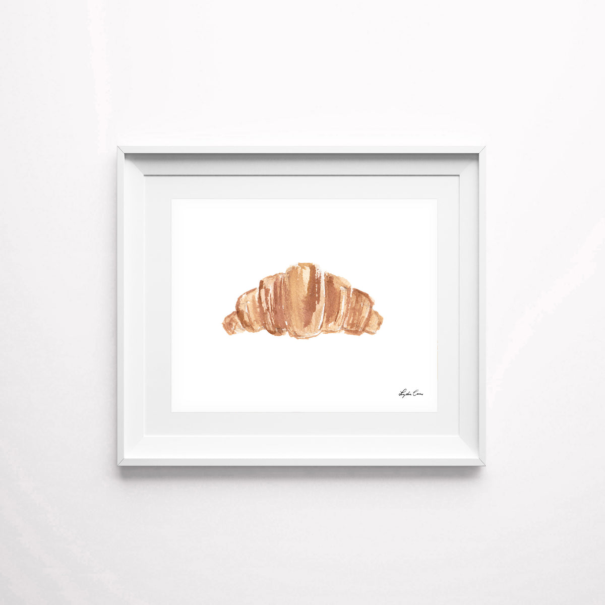 Croissant Art Print – The Illustrated Life