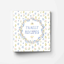 Load image into Gallery viewer, Family Recipes Floral 3-Ring Recipe Binder