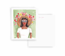 Load image into Gallery viewer, Hat Lady Personalized Stationery