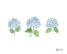 Load image into Gallery viewer, Blue Hydrangeas Art Print