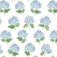 Load image into Gallery viewer, Blue Hydrangeas Gift Wrap