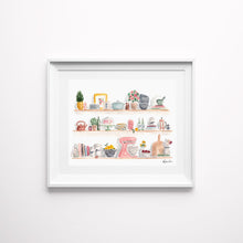 Load image into Gallery viewer, kitchen shelf art print