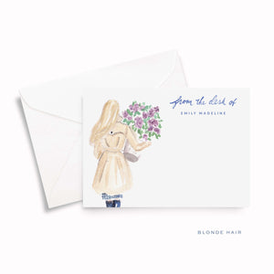 Lilac Personalized Stationery
