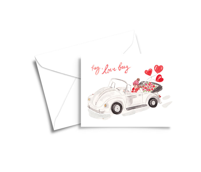 Love Bug Valentine Greeting Card