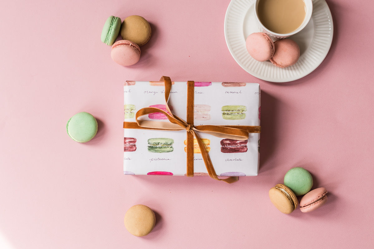 Macarons Wrapping Paper – The Illustrated Life