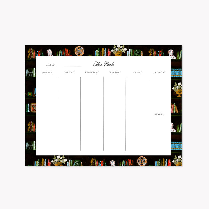Classic Books Weekly Planner