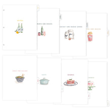 Load image into Gallery viewer, Summer Kitchen Shelves 3-Ring Recipe Binder