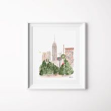 Load image into Gallery viewer, Christmas in New York Art Print