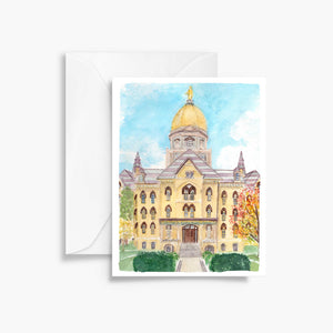 Notre Dame Autumn Notecards - Blemished