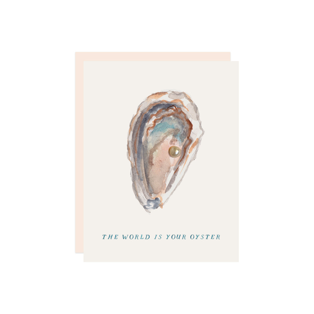 The World is Your Oyster Graduation Card
