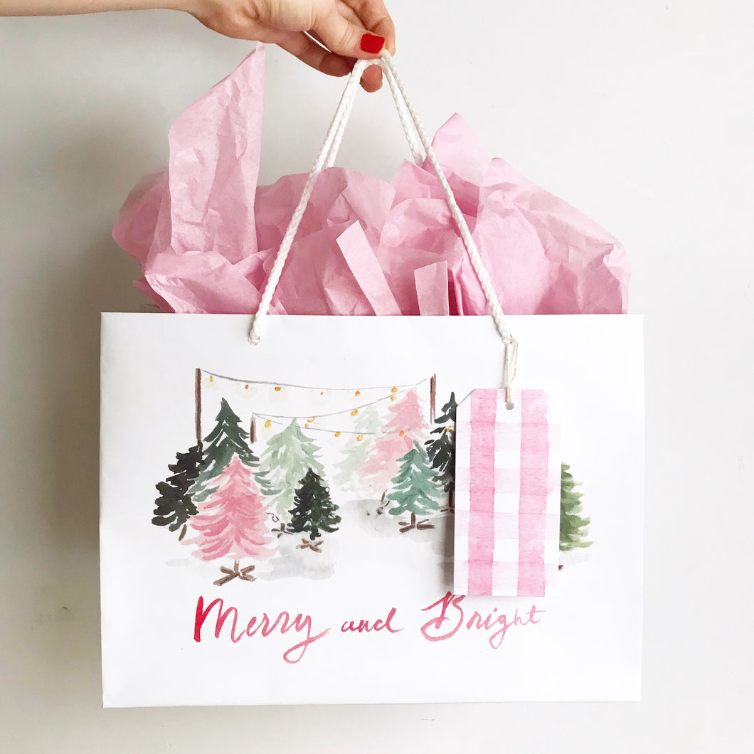 Merry and Bright Gift Bag - Large