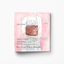 Load image into Gallery viewer, cake illustration three ring recipe binder