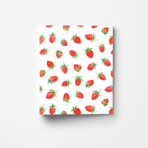 Strawberries 3-Ring Recipe Binder The Illustrated Life
