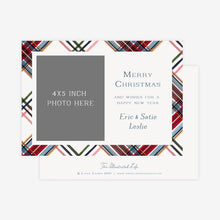 Load image into Gallery viewer, Tartan Holiday Photo Cards