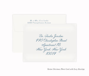 Christmas Photo Card Address Printing