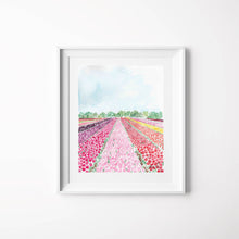Load image into Gallery viewer, Tulip Fields Art Print