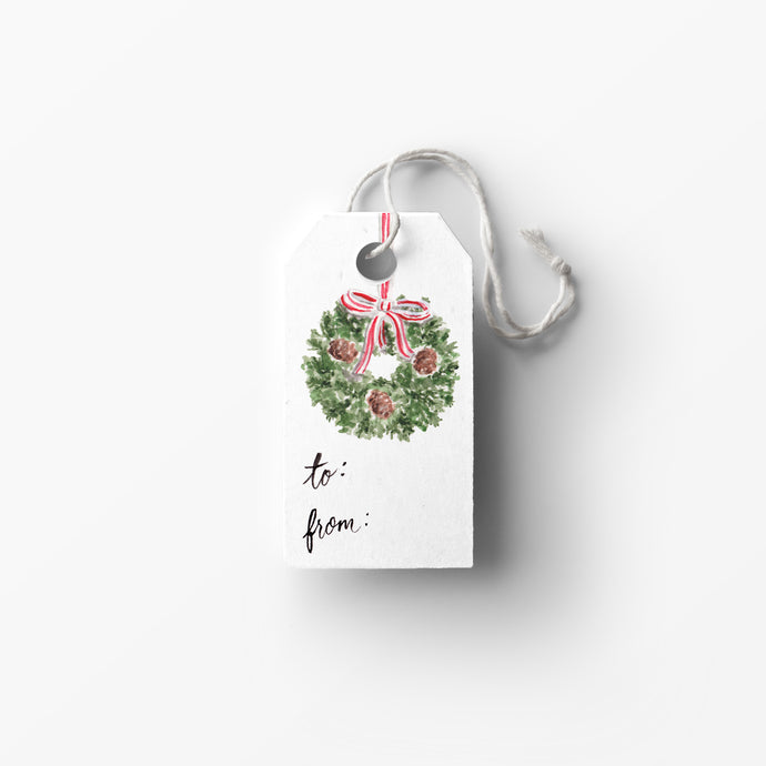 Wreath Gift Tags